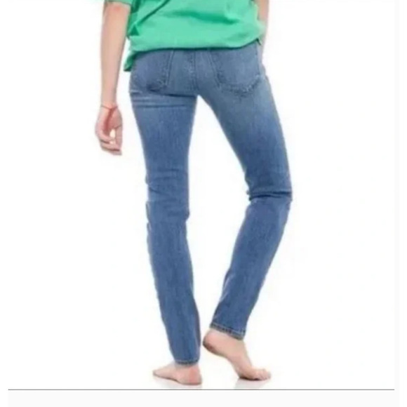 NWT Free People x Sandrine Rose High Rise Distressed Skinny Jeans Size 24 - Picture 3 of 7